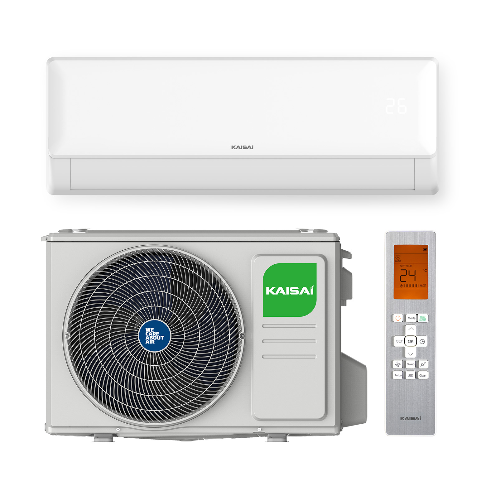 Инверторен климатик KAISAI, модел:KKWX-12RRA1 / KKOX-12RRA1 FLY+ WiFi - Image 2